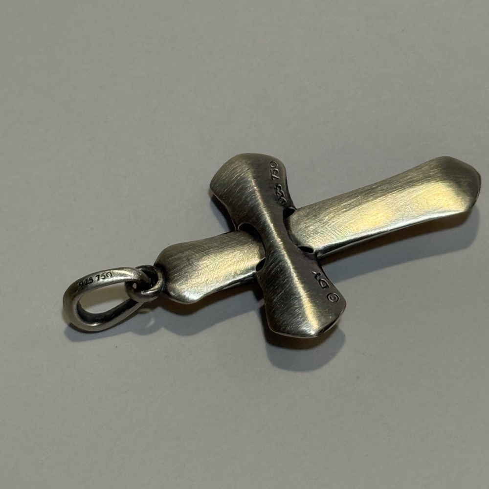 David Yurman Cross pendent with 18k gold - Picture 5 of 9